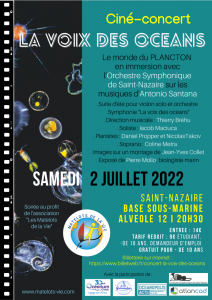 Affiche La Voix de l'Océan St Nazaire 2022
