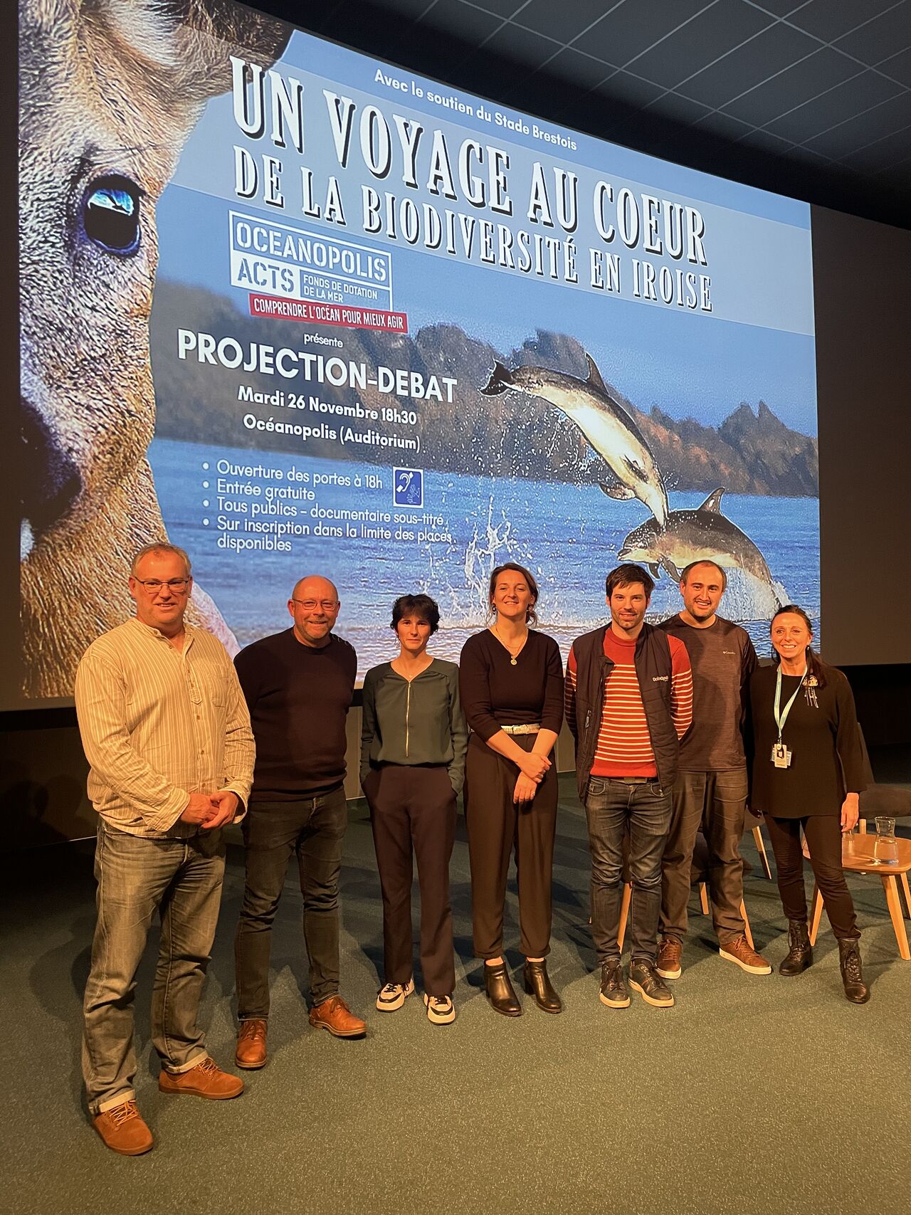 Grand succès à la soirée sur la biodiversité en Iroise !